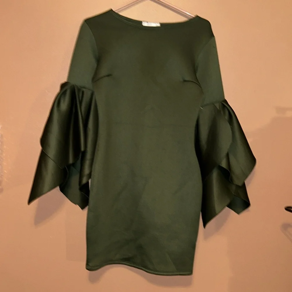 JASMINE GREEN DRESS - Picture 2 of 11